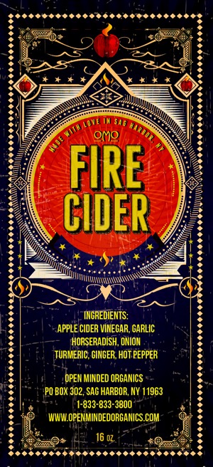 Fire Cider Yellow Label
