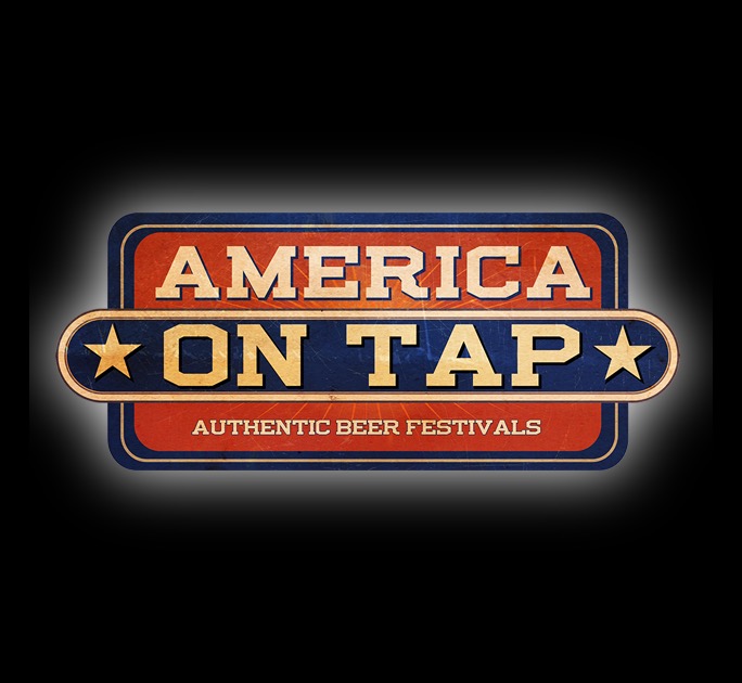 America On Tap Logo Horizontal version